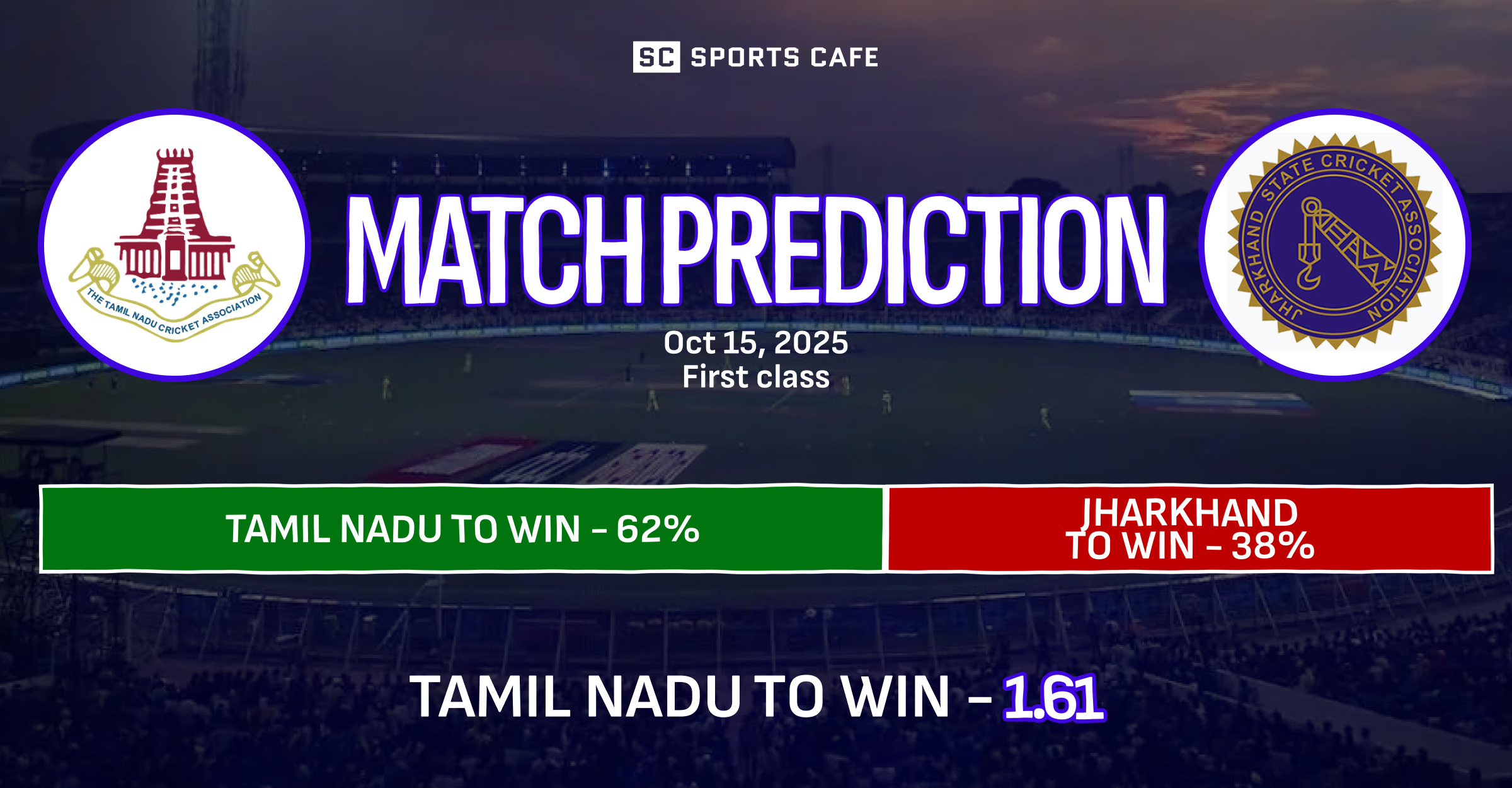 Tamil Nadu vs Jharkhand
